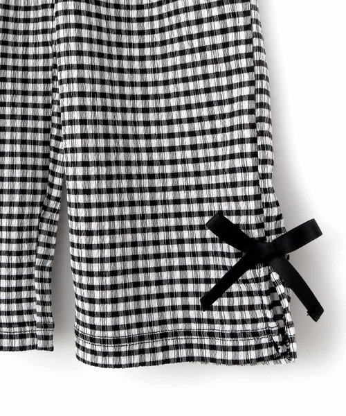 MAKE YOUR DAY（メイクユアデイ）の「ギンガムチェック9分丈ワイドパンツ■80～140cm（その他パンツ・キッズ・ブラック/グリーン・90/130/140/100/120/110/80）」の13枚目の写真
