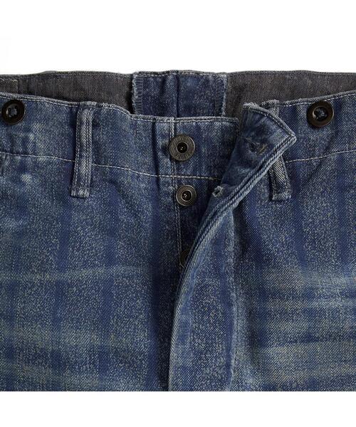 RRL（ダブル アール エル）の「インディゴ ストライプド ツイル