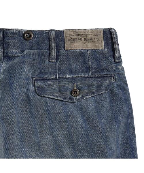 RRL（ダブル アール エル）の「インディゴ ストライプド ツイル