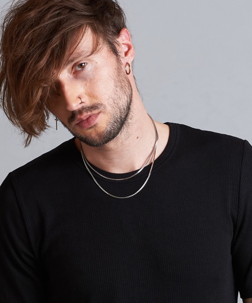 NO ID.(ノーアイディ)の「【NO ID.】Twist Necklace / ツイスト ネックレス(ネックレス・メンズ・シルバー・ONE SIZE)」の1枚目の写真