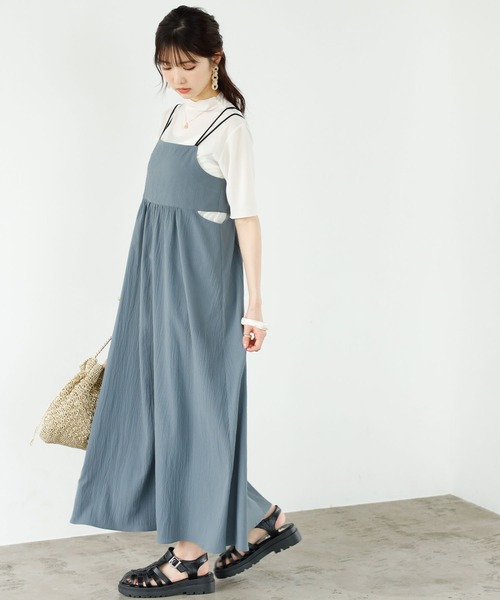 GeeRA(ジーラ)の「サイドオープンキャミワンピース(ワンピース・レディース・ブルー/ブラック・MEDIUM/LARGE)」の10枚目の写真