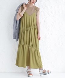 osharewalker | 『ドロストギャザーキャミワンピース』(ワンピース)