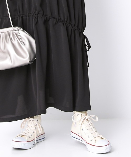 osharewalker(オシャレウォーカー)の「【廃盤】『ドロストギャザーキャミワンピース』(ワンピース・レディース・ブラック/モカ/グリーン・1/2)」の13枚目の写真