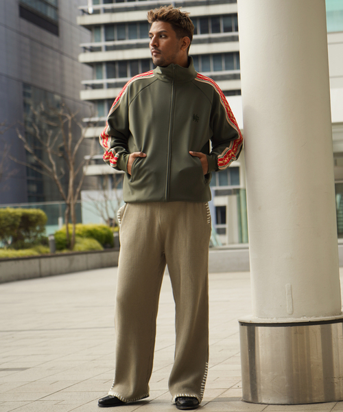 JOINT WORKS(ジョイントワークス)の「JW-WAFFLE SWEAT パンツ(スウェットパンツ・メンズ・ブラック/カーキ・MEDIUM/LARGE)」の7枚目の写真