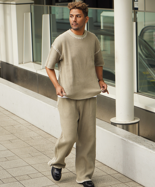 JOINT WORKS(ジョイントワークス)の「JW-WAFFLE SWEAT パンツ(スウェットパンツ・メンズ・ブラック/カーキ・MEDIUM/LARGE)」の10枚目の写真