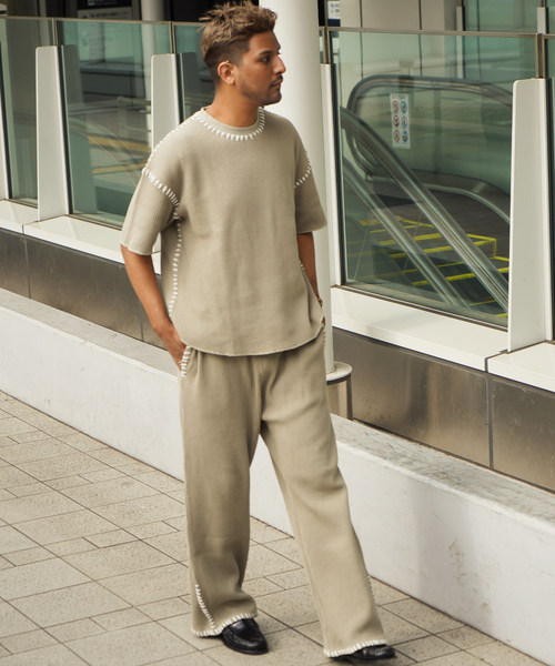 JOINT WORKS(ジョイントワークス)の「JW-WAFFLE SWEAT パンツ(スウェットパンツ・メンズ・ブラック/カーキ・MEDIUM/LARGE)」の11枚目の写真