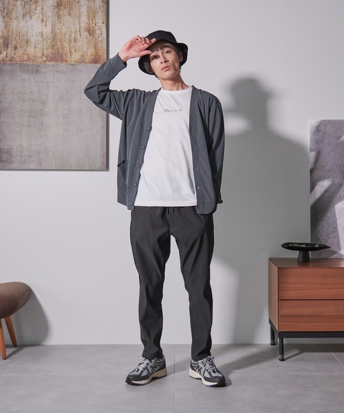 Blue Standard (ブルースタンダード)の「【BLUE STANDARD/ブルースタンダード】快適 接触冷感 ストレッチ イージーパンツ(その他パンツ・メンズ・ネイビー/グリーン/チャコールグレー/ブラック/ダークベージュ・MEDIUM/LARGE/X-LARGE)」の10枚目の写真