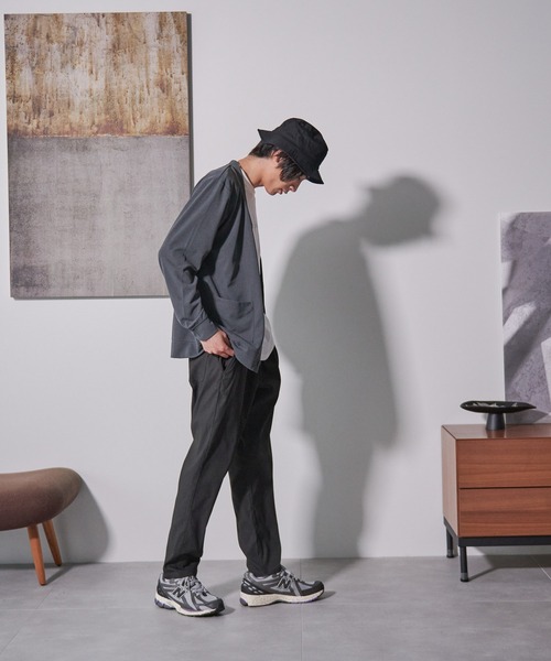 Blue Standard (ブルースタンダード)の「【BLUE STANDARD/ブルースタンダード】快適 接触冷感 ストレッチ イージーパンツ(その他パンツ・メンズ・ネイビー/グリーン/チャコールグレー/ブラック/ダークベージュ・MEDIUM/LARGE/X-LARGE)」の14枚目の写真