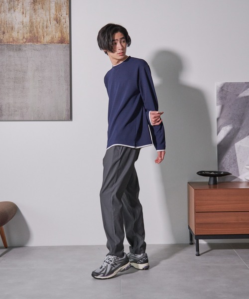 Blue Standard (ブルースタンダード)の「【BLUE STANDARD/ブルースタンダード】快適 接触冷感 ストレッチ イージーパンツ(その他パンツ・メンズ・ネイビー/グリーン/チャコールグレー/ブラック/ダークベージュ・MEDIUM/LARGE/X-LARGE)」の20枚目の写真