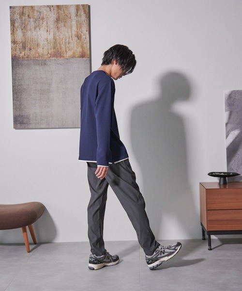 Blue Standard (ブルースタンダード)の「【BLUE STANDARD/ブルースタンダード】快適 接触冷感 ストレッチ イージーパンツ(その他パンツ・メンズ・ネイビー/グリーン/チャコールグレー/ブラック/ダークベージュ・MEDIUM/LARGE/X-LARGE)」の22枚目の写真