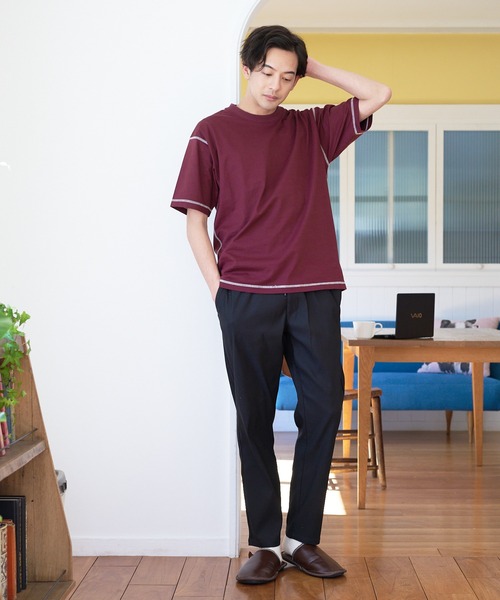 Blue Standard (ブルースタンダード)の「【BLUE STANDARD/ブルースタンダード】快適 接触冷感 ストレッチ イージーパンツ(その他パンツ・メンズ・ネイビー/グリーン/チャコールグレー/ブラック/ダークベージュ・MEDIUM/LARGE/X-LARGE)」の9枚目の写真