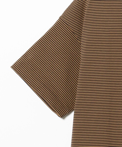 A VONTADE（アボンタージ）の「*A VONTADE × BEAMS F / 別注 ミニボーダー ポケットTシャツ（Tシャツ/カットソー・メンズ・ネイビー/ブラック・M/L/S）」の11枚目の写真
