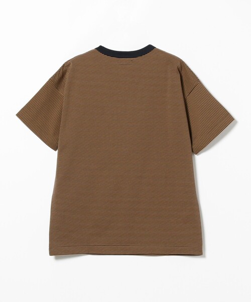 A VONTADE（アボンタージ）の「*A VONTADE × BEAMS F / 別注 ミニボーダー ポケットTシャツ（Tシャツ/カットソー・メンズ・ネイビー/ブラック・M/L/S）」の3枚目の写真