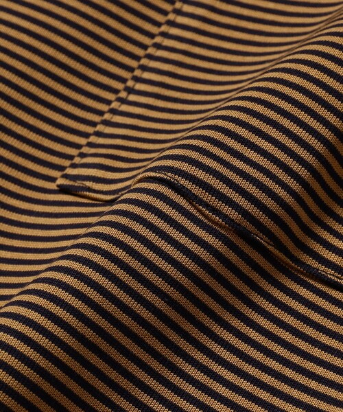 A VONTADE（アボンタージ）の「*A VONTADE × BEAMS F / 別注 ミニボーダー ポケットTシャツ（Tシャツ/カットソー・メンズ・ネイビー/ブラック・M/L/S）」の4枚目の写真