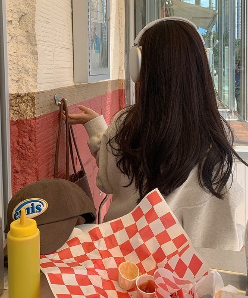 LAC-VERT(ラック・ヴェール)の「白抜きロゴスウェット(スウェット・レディース・ライトグレー・FREE)」の18枚目の写真