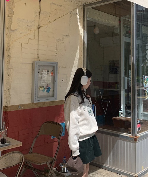 LAC-VERT(ラック・ヴェール)の「白抜きロゴスウェット(スウェット・レディース・ライトグレー・FREE)」の10枚目の写真