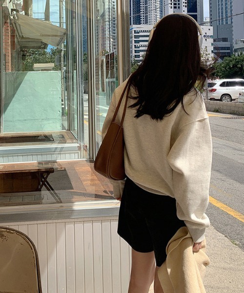 LAC-VERT(ラック・ヴェール)の「白抜きロゴスウェット(スウェット・レディース・ライトグレー・FREE)」の5枚目の写真