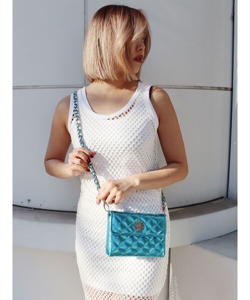 EVRIS(エヴリス)の「メッシュロングワンピース(ワンピース・レディース・ブラック/ホワイト/グリーン/オレンジ・FREE)」の14枚目の写真