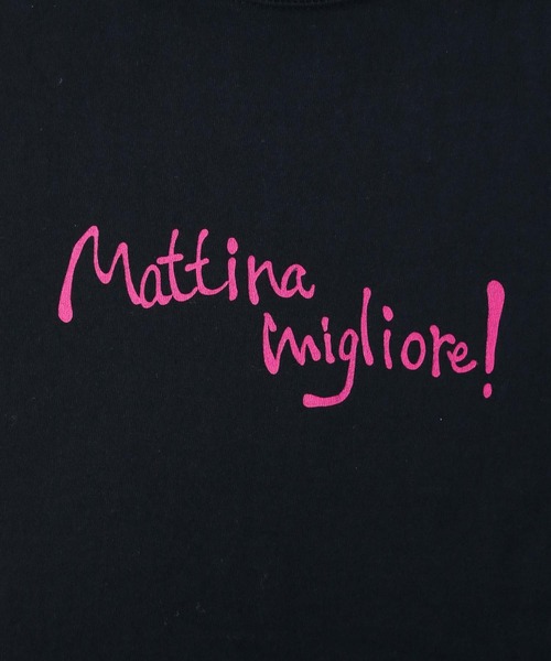 HER CLOSET（ハークローゼット）の「【shemoshelly】WEB限定MattinaロゴTシャツ（Tシャツ/カットソー・レディース・ブラック/ライトグリーン/ホワイト/ライトイエロー・M/S/L）」の17枚目の写真