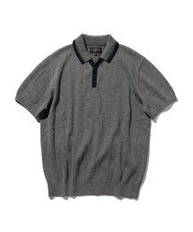 BEAMS PLUS | BEAMS PLUS / リネン コットン スキッパー ニット  ポロシャツ(ポロシャツ)