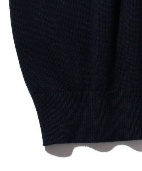 BEAMS PLUS(ビームスプラス)の「BEAMS PLUS / リネン コットン スキッパー ニット ポロシャツ(ポロシャツ・メンズ・グレー/ネイビー・S/M/L/XL)」の20枚目の写真