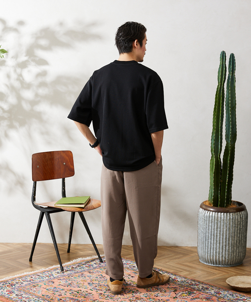 LACOSTE（ラコステ）の「【LACOSTE / ラコステ】別注 WAFFLE Tシャツ（Tシャツ/カットソー・メンズ・ベージュ/グリーン系その他/ブラック/アーミー/ホワイト・4/3/5）」の22枚目の写真