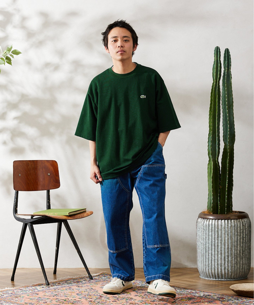 LACOSTE（ラコステ）の「【LACOSTE / ラコステ】別注 WAFFLE Tシャツ（Tシャツ/カットソー・メンズ・ベージュ/グリーン系その他/ブラック/アーミー/ホワイト・4/3/5）」の6枚目の写真