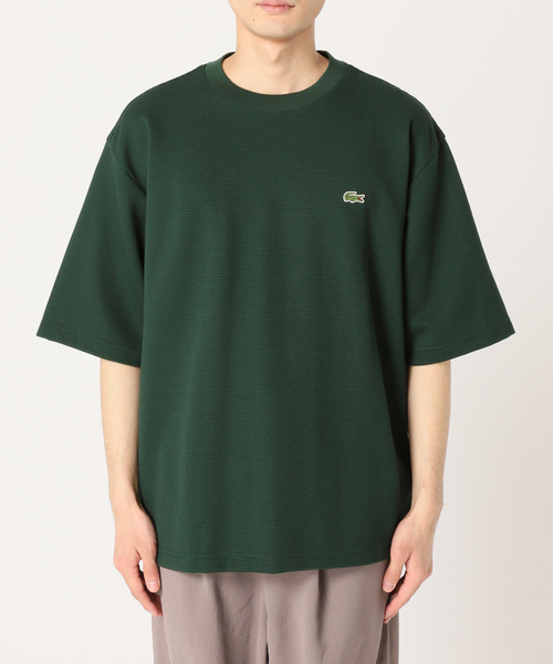 LACOSTE（ラコステ）の「【LACOSTE / ラコステ】別注 WAFFLE Tシャツ（Tシャツ/カットソー・メンズ・ベージュ/グリーン系その他/ブラック/アーミー/ホワイト・4/3/5）」の21枚目の写真