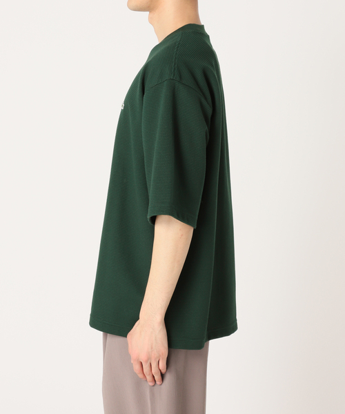 LACOSTE（ラコステ）の「【LACOSTE / ラコステ】別注 WAFFLE Tシャツ（Tシャツ/カットソー・メンズ・ベージュ/グリーン系その他/ブラック/アーミー/ホワイト・4/3/5）」の17枚目の写真