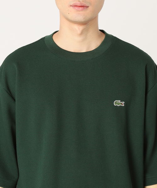 LACOSTE（ラコステ）の「【LACOSTE / ラコステ】別注 WAFFLE Tシャツ（Tシャツ/カットソー・メンズ・ベージュ/グリーン系その他/ブラック/アーミー/ホワイト・4/3/5）」の13枚目の写真