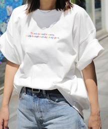 ZIP FIVE | 【ユニセックス】3タイプ 刺繍・プリントデザイン&フォトデザイン ビッグシルエットアソートTシャツ(Tシャツ/カットソー)