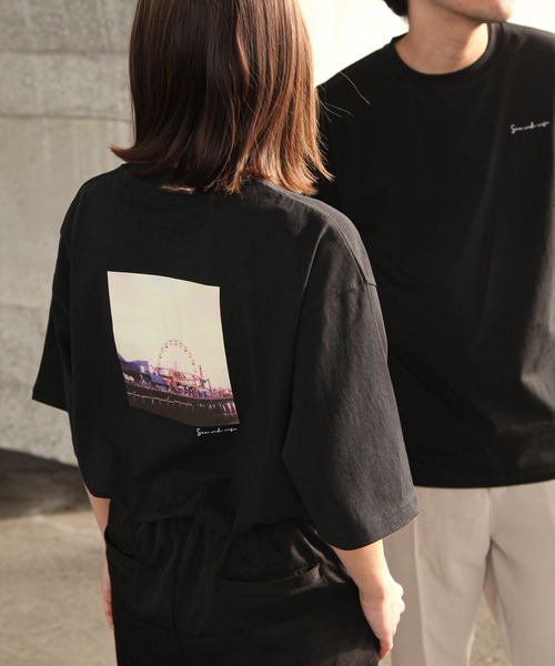 ZIP FIVE（ジップファイブ）の「【ZIP FIVE】【ユニセックス】3タイプ 刺繍・プリントデザイン＆フォトデザイン ビッグシルエットアソートTシャツ（Tシャツ/カットソー・メンズ・ブラック系1/ホワイト/ネイビー/オートミール/ホワイト系/ホワイト系1/クリーム/ブラック系2/ホワイト系3/ネイビー系/ホワイト系2/アイボリー系/ブラック系3/ブラック/ブラック系・LARGE/SMALL/MEDIUM）」の10枚目の写真