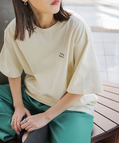 ZIP FIVE（ジップファイブ）の「【ZIP FIVE】【ユニセックス】3タイプ 刺繍・プリントデザイン＆フォトデザイン ビッグシルエットアソートTシャツ（Tシャツ/カットソー・メンズ・ブラック系1/ホワイト/ネイビー/オートミール/ホワイト系/ホワイト系1/クリーム/ブラック系2/ホワイト系3/ネイビー系/ホワイト系2/アイボリー系/ブラック系3/ブラック/ブラック系・LARGE/SMALL/MEDIUM）」の11枚目の写真