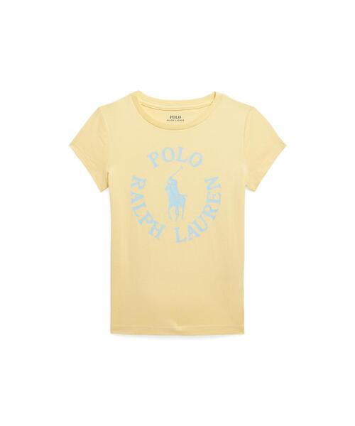 Big Pony ロゴ コットン ジャージー Tシャツ