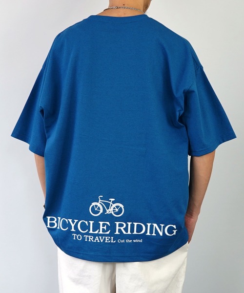 FUNALIVE(ファンアライブ)の「ワンポイント刺繍バックプリント半袖Tシャツ(Tシャツ/カットソー・レディース・ブラック/ホワイト/イエロー/A/B/C/D/その他/その他2/その他3/杢グレー/その他4・M/L/LL)」の8枚目の写真