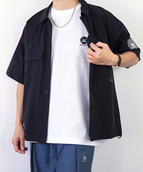 FUNALIVE(ファンアライブ)の「ワンポイント刺繍バックプリント半袖Tシャツ(Tシャツ/カットソー・レディース・ブラック/ホワイト/イエロー/A/B/C/D/その他/その他2/その他3/杢グレー/その他4・M/L/LL)」の18枚目の写真