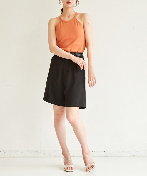 paravion（パラビオン）の「【カップ付きで楽ちん】ホルターネックタンク（タンクトップ・レディース・ブラック/アイボリー/オレンジ・FREE）」の19枚目の写真