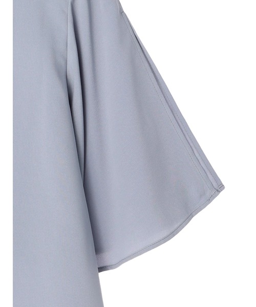 earth music&ecology（アースミュージックアンドエコロジー）の「2WAYショルダースリットブラウス（シャツ/ブラウス・レディース・オフホワイト/ブラック/サックスブルー・FREE）」の19枚目の写真