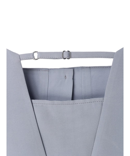 earth music&ecology（アースミュージックアンドエコロジー）の「2WAYショルダースリットブラウス（シャツ/ブラウス・レディース・オフホワイト/ブラック/サックスブルー・FREE）」の22枚目の写真