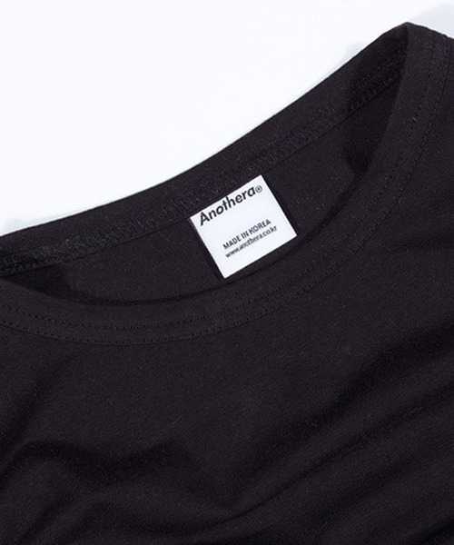 ALAND（エーランド）の「Anothera／シャーリングTOP 2199718（Tシャツ/カットソー・レディース・ブラック/カーキ/ベージュ・FREE）」の13枚目の写真