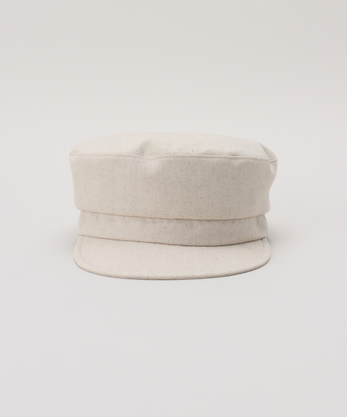 B.C STOCK（ベーセーストック）の「リコマリーヌキャップ（キャスケット・レディース・アイボリー/ブラック・FREE）」の4枚目の写真