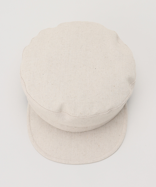 B.C STOCK（ベーセーストック）の「リコマリーヌキャップ（キャスケット・レディース・アイボリー/ブラック・FREE）」の8枚目の写真