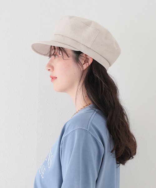 B.C STOCK（ベーセーストック）の「リコマリーヌキャップ（キャスケット・レディース・アイボリー/ブラック・FREE）」の15枚目の写真