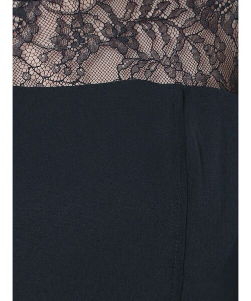 LAGUNAMOON(ラグナムーン)の「【WEB限定】LADYハーフスリーブレースカッティングドレス(ドレス・レディース・ブラック/ネイビー・SMALL/MEDIUM)」の18枚目の写真