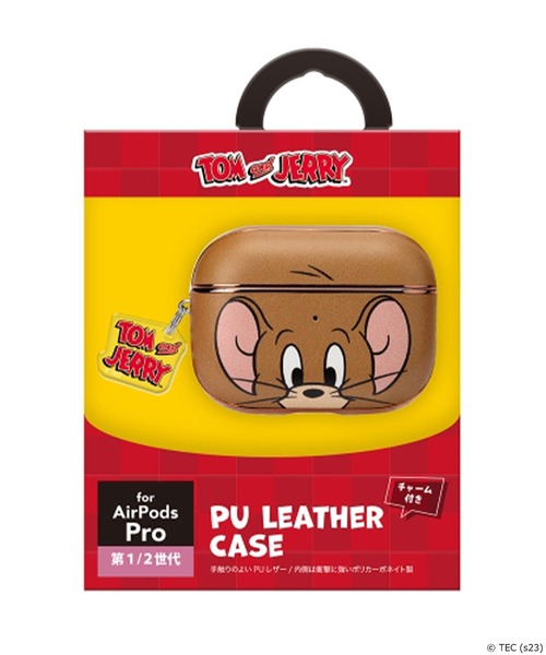 Tom&Jerry(トムアンドジェリー)の「【公式】トムとジェリー レザーケース AirPodsPro2(ヘッドフォン/イヤホン・レディース・ブラウン/グレー・FREE)」の3枚目の写真