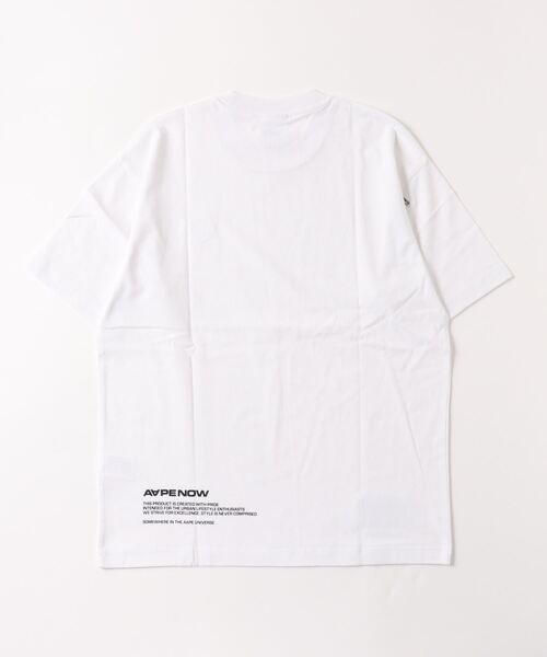 AAPE BY A BATHING APE（エーエイプバイアベイシングエイプ）の「AAPE NOW HEART FACE TEE（Tシャツ/カットソー・メンズ・ライトピンク/グリーン系その他5/ホワイト/ブラック・LARGE/X-LARGE/MEDIUM/SMALL）」の5枚目の写真