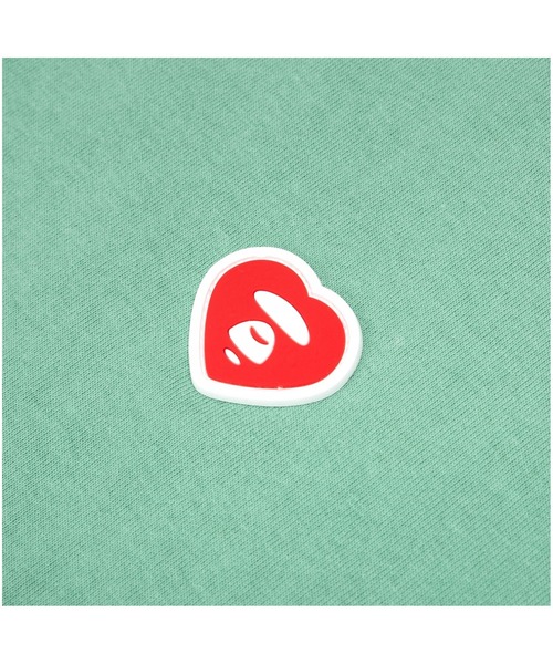 AAPE BY A BATHING APE（エーエイプバイアベイシングエイプ）の「AAPE NOW HEART FACE TEE（Tシャツ/カットソー・メンズ・ライトピンク/グリーン系その他5/ホワイト/ブラック・LARGE/X-LARGE/MEDIUM/SMALL）」の16枚目の写真