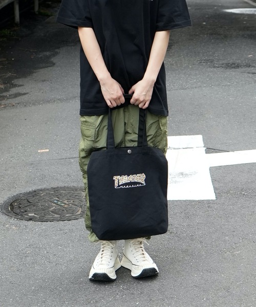 THRASHER（スラッシャー）の「CANVAS Tote Shoulder Bag M/スラッシャーキャンバストートバッグ（トートバッグ・メンズ・ホワイト/ブラック/グレー/ベージュ/ホワイト系その他/ブラック系その他/ホワイト系その他2/ブラック系その他2・FREE）」の20枚目の写真