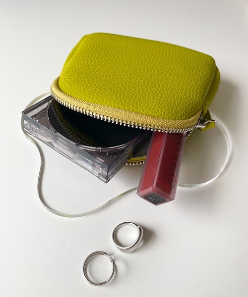 EPICKS（エピックス）の「ラウンドミニポーチ（ポーチ・レディース・イエロー/ブラウン/ホワイト/グリーン/ブラック・FREE）」の7枚目の写真