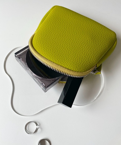 EPICKS（エピックス）の「ラウンドミニポーチ（ポーチ・レディース・イエロー/ブラウン/ホワイト/グリーン/ブラック・FREE）」の21枚目の写真